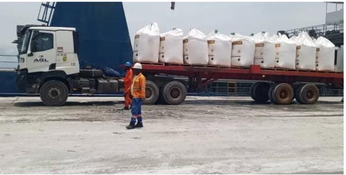 480 tonnes de nitrate d’ammonium acheminées par AGL Gabon.